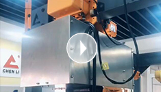 辰力電動葫蘆配置：不銹鋼車輪、施耐德變頻器、進(jìn)口鏈條、不銹鋼防護(hù)