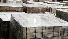 辰力吊裝帶、吊索具產(chǎn)品集裝箱排隊(duì)裝箱中，準(zhǔn)備出口