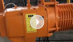 給老客戶訂做220v單相電動(dòng)葫蘆展示視頻